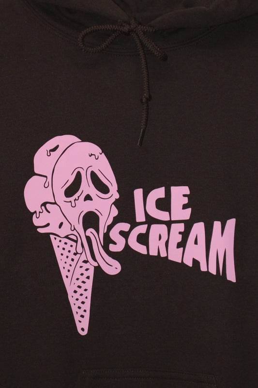 Ice Scream Hoodie Brown