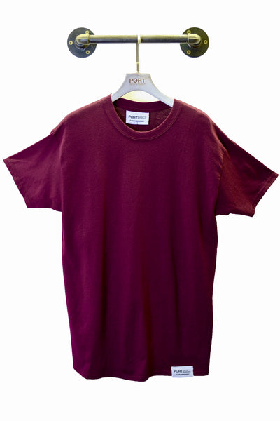 Essential T-shirt - Burgundy