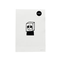 Bag Head A5 Print - Black